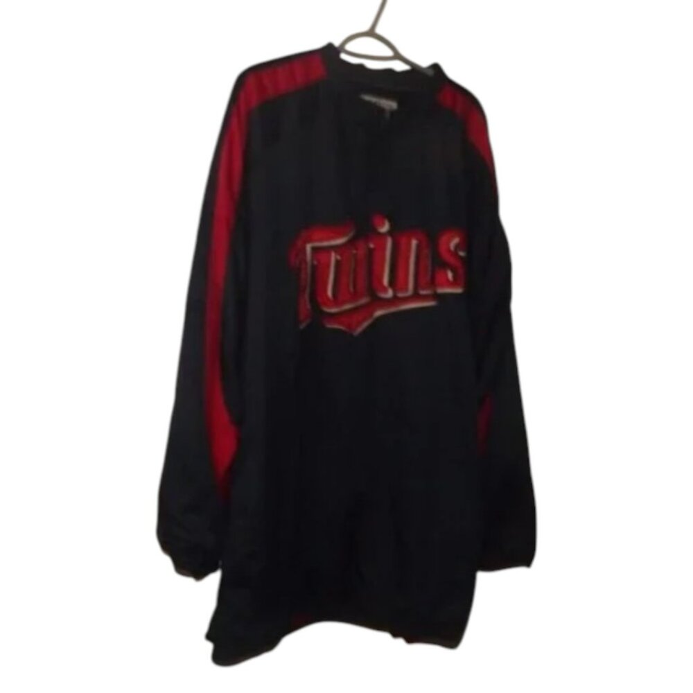 Majestic Authentic Collection Minnesota Twins Dugout Jacket Size 5XL EUC